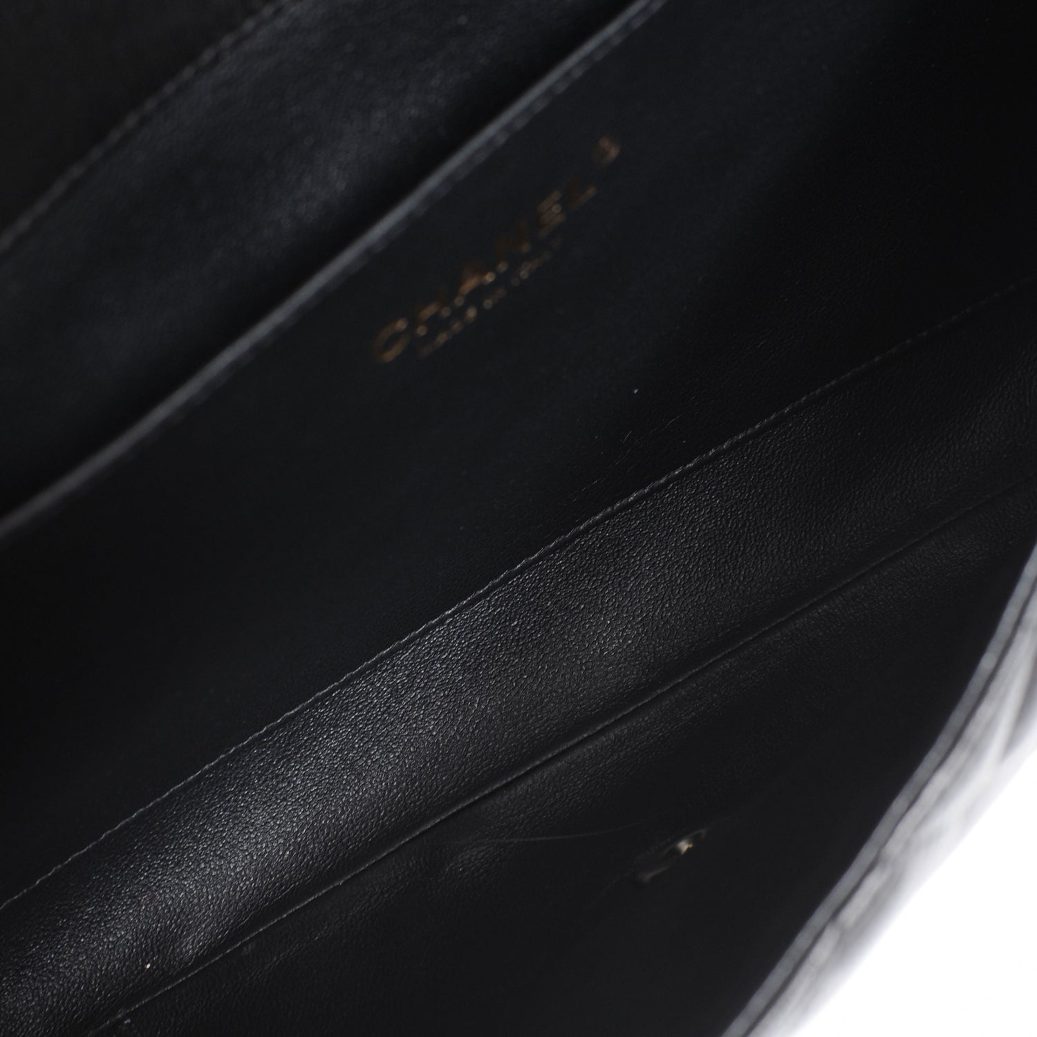 Chanel Lambskin Quilted Clutch Flap Black 6 of 8