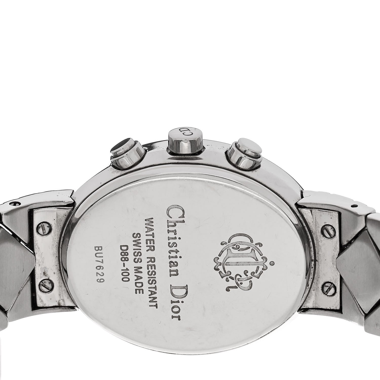 Christian Dior Stainless Steel 29mm Quartz Watch Black 4 of 5