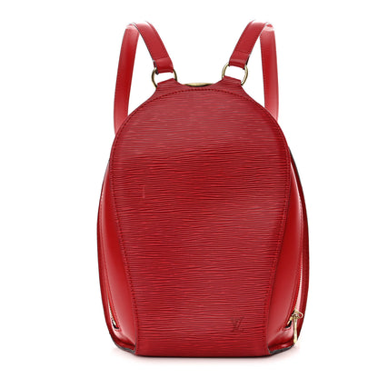 Louis Vuitton Epi Mabillon Backpack Castillan Red 1 of 13