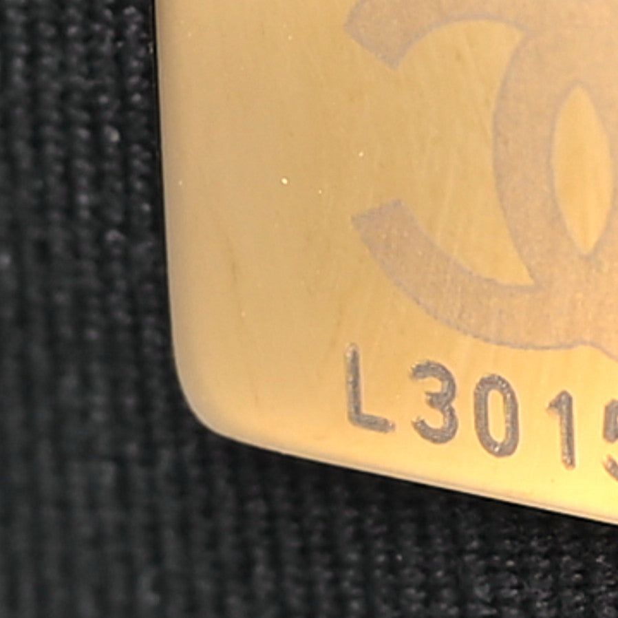 Shiny Lambskin Quilted Flap Clutch Bag Black