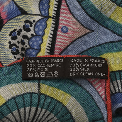 Hermes Cashmere Silk Savana Dance Shawl 140 2 of 8