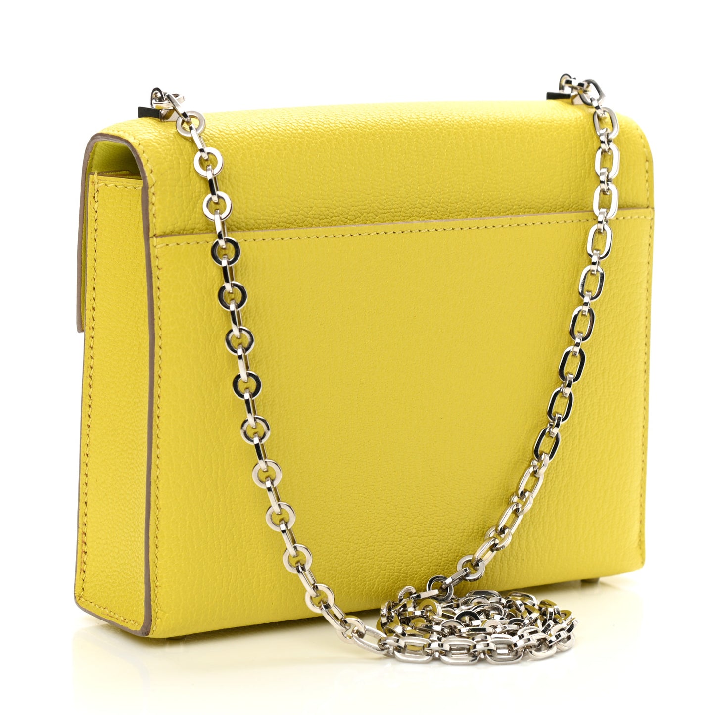 Chevre Mysore Mini Verrou Chaine Bag Lime