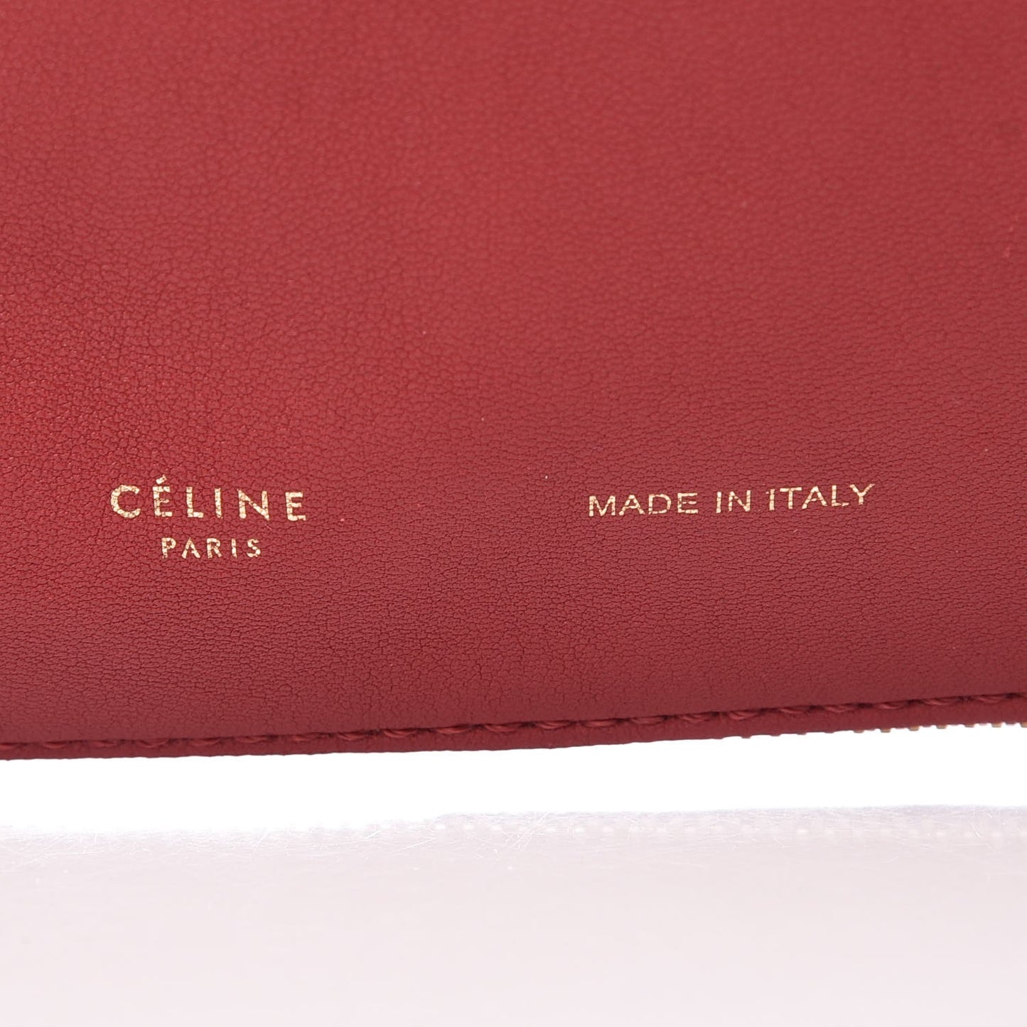 Lambskin Berlingot Clutch Fuchsia