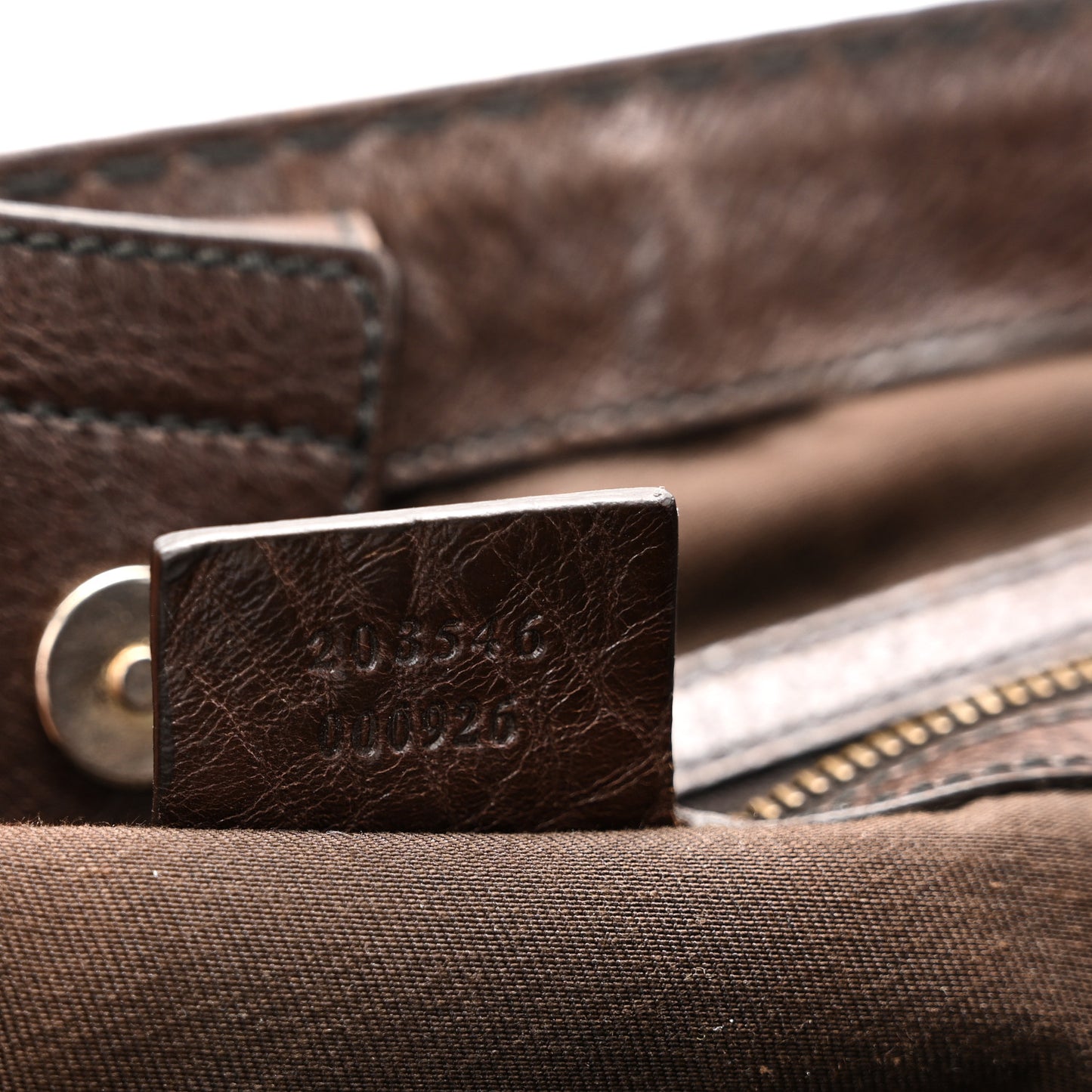 Monogram Medium Jockey Tote Dark Brown