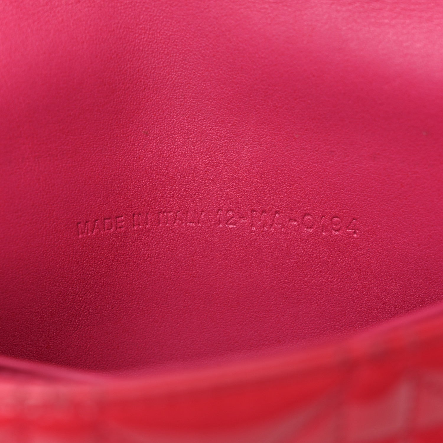 Christian Dior Patent Cannage Miss Dior Promenade Pouch Fuchsia 7 of 10