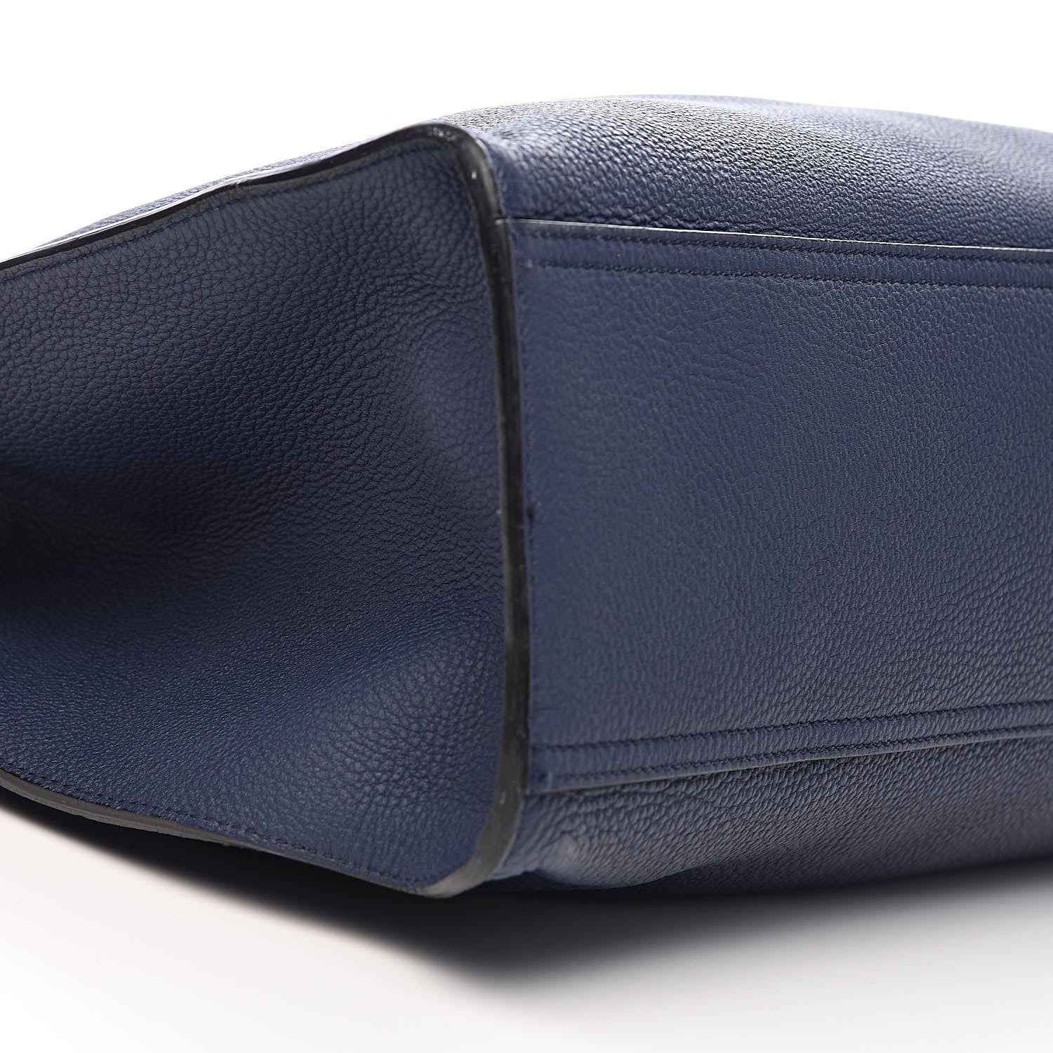 Gucci Soft Calfskin Medium Jackie Top Handle Bag Classic Blue Marine 10 of 17