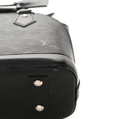 Louis Vuitton Epi Jacquard Alma BB Black 15 of 16