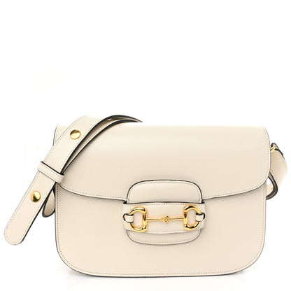 Gucci Azalea Calfskin Horsebit 1955 Shoulder Bag Mystic White 1 of 11