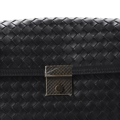 Bottega Veneta Nappa Intrecciato Small Messenger Black 10 of 10