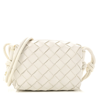 Bottega Veneta Nappa Intrecciato Mini Loop Camera Bag White 7 of 9