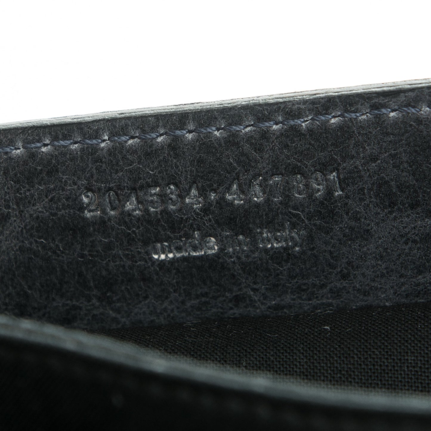 Agneau Giant Brogues Hardware Envelope Clutch Anthracite