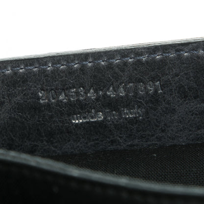 Balenciaga Agneau Giant Brogues Hardware Envelope Clutch Anthracite 7 of 7