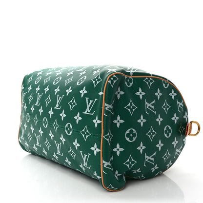 Louis Vuitton Calfskin Monogram Speedy P9 Bandouliere 40 Green 9 of 11