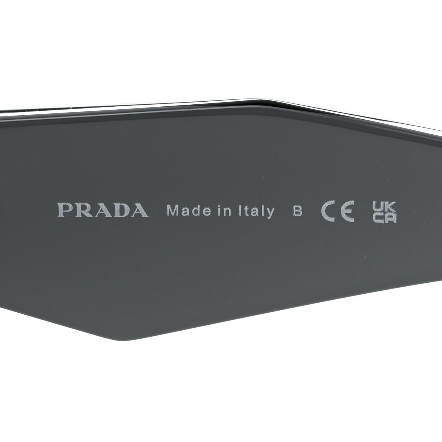 Prada Acetate Symbole Sunglasses SPR 17W Dark Grey 5 of 8