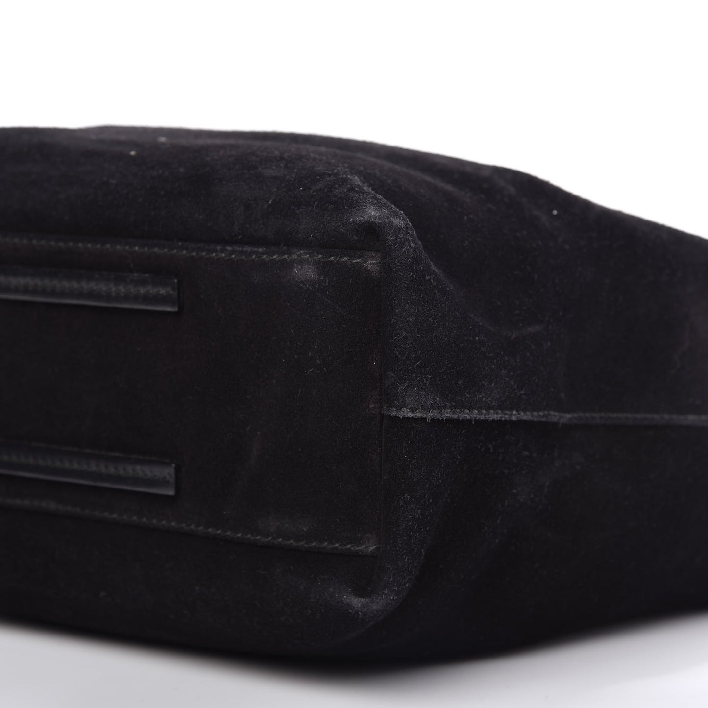 Suede Tote Black