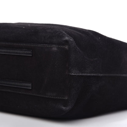 Gucci Suede Tote Black 6 of 10