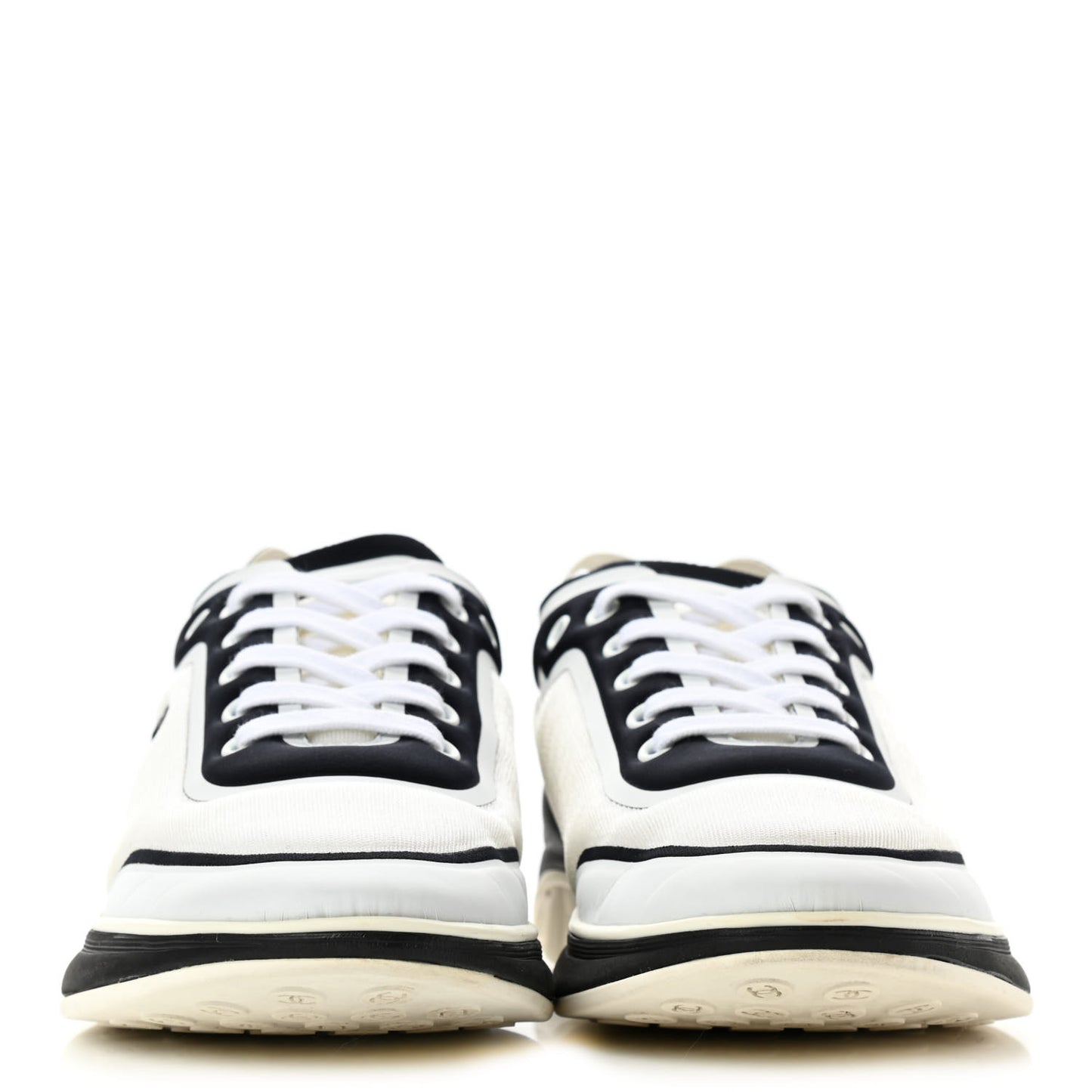 Lycra Womens CC Sneakers 40 White Black