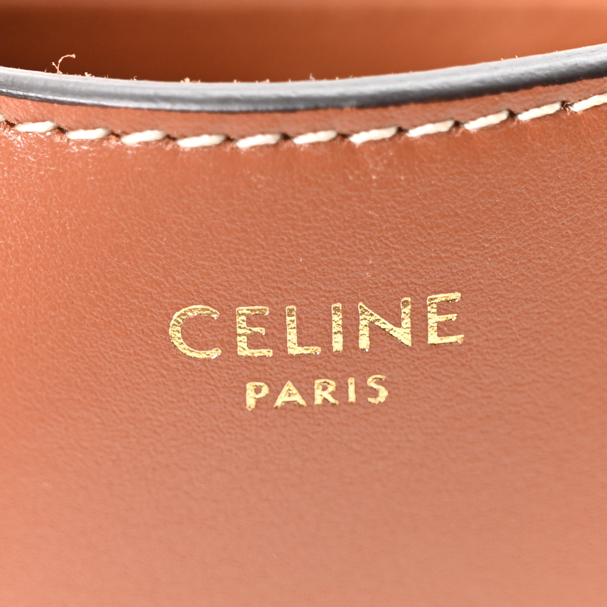 Smooth Calfskin Cuir Triomphe Folco Crossbody Bag Tan