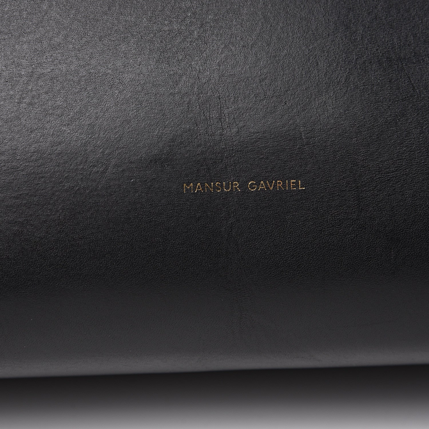 Mansur Gavriel Calfskin Small Shopping Tote Black Flamma 5 of 15