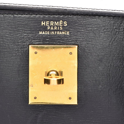 Hermes Box Kelly Retourne 32 Black 13 of 31