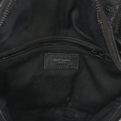 Saint Laurent Crinkled Calfskin Matelasse Monogram Niki Body Bag Black 6 of 12
