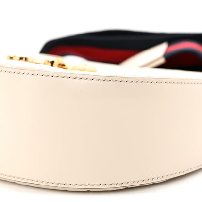 Gucci Guccissima Web Medium Padlock Messenger Shoulder Bag White 10 of 10