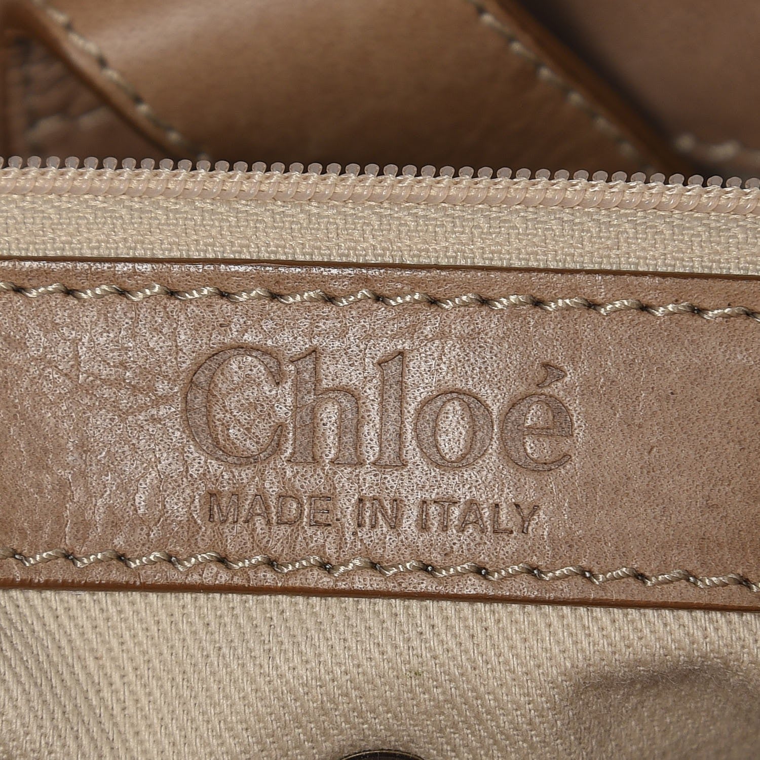 Chloe Python Silverado Tote Beige 7 of 8