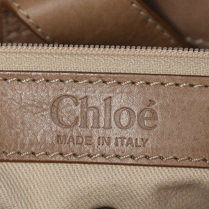 Chloe Python Silverado Tote Beige 7 of 8