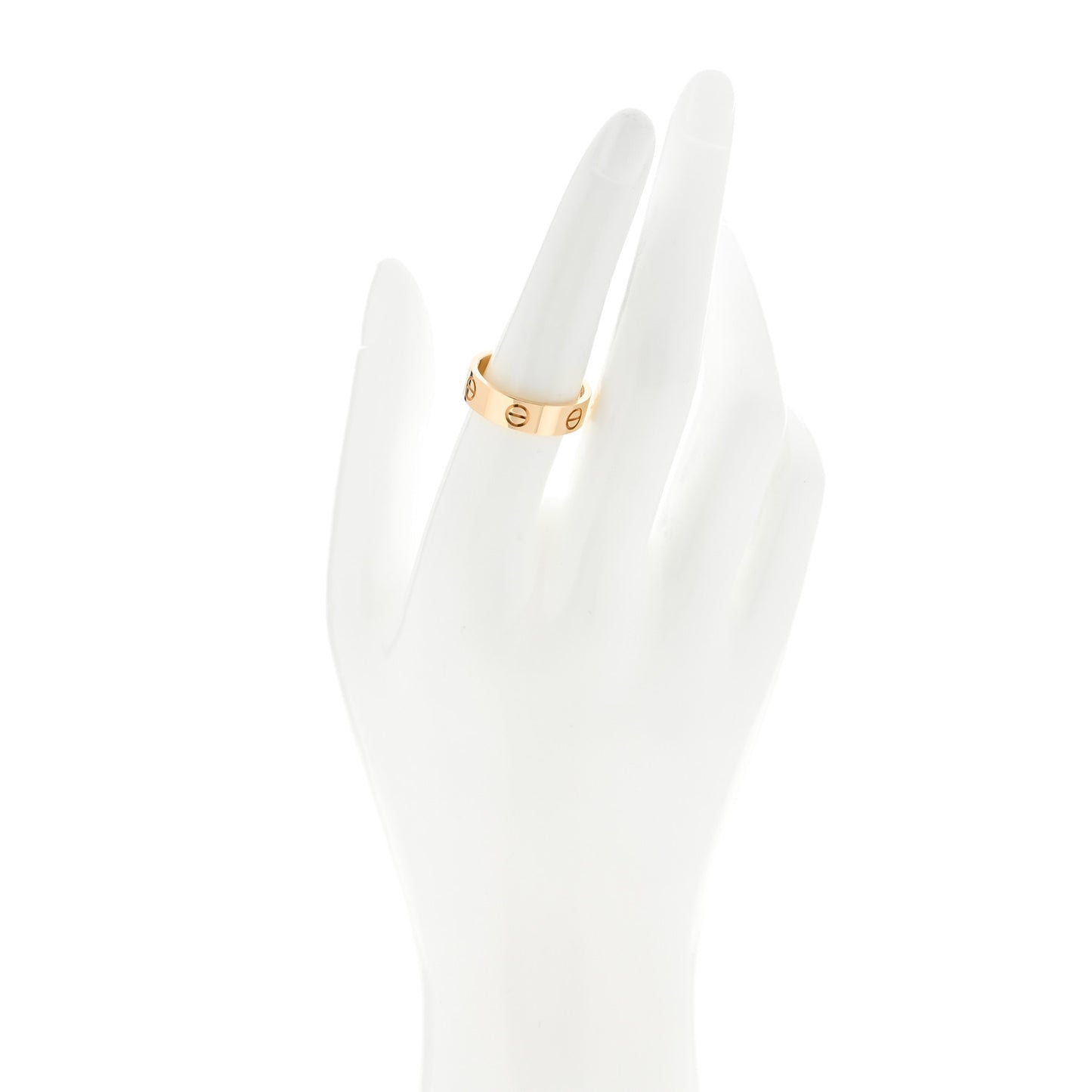 18K Yellow Gold 5.5mm LOVE Ring 56 7.75