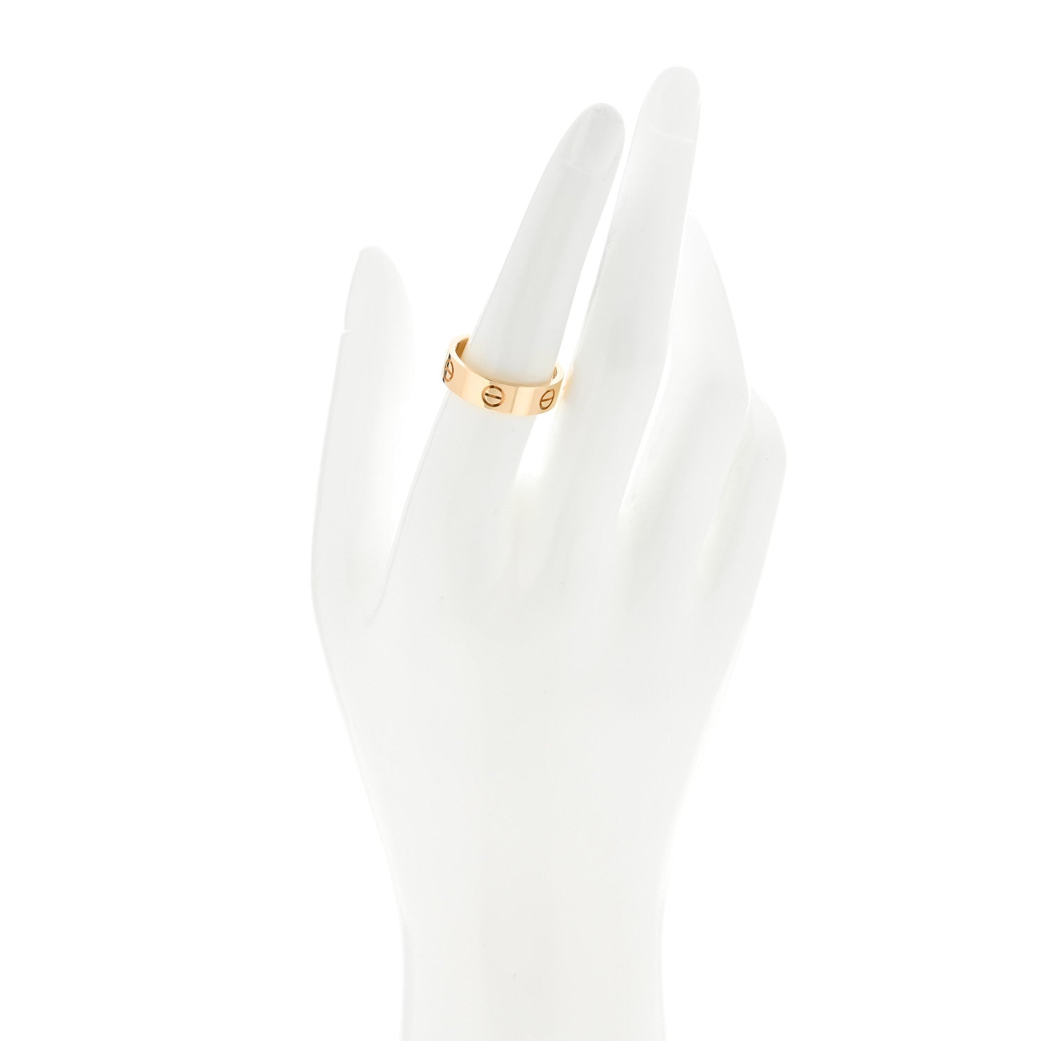 Cartier 18K Yellow Gold 5.5mm LOVE Ring 56 7.75 2 of 5