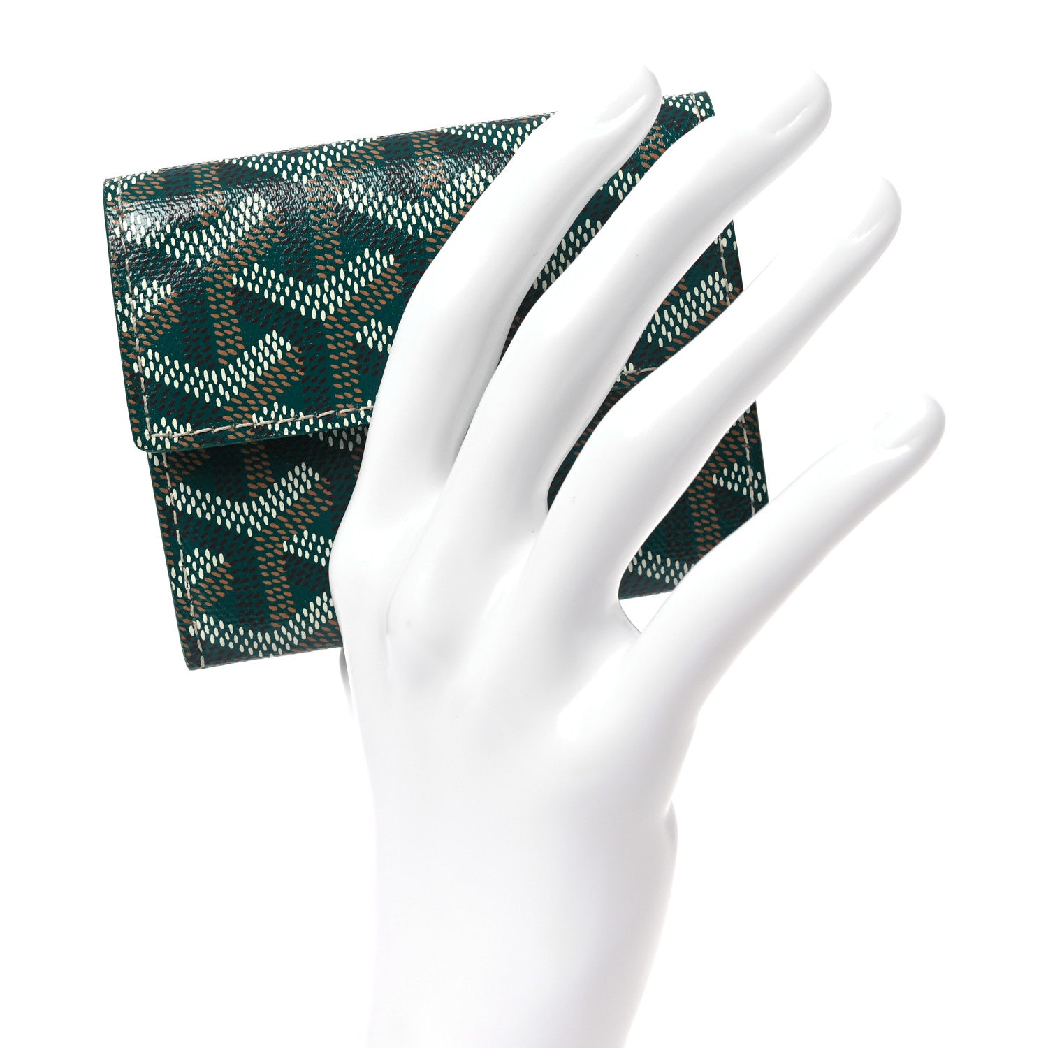 Goyard Goyardine Marigny Coin Purse Wallet Green 2 of 10