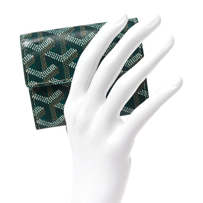 Goyard Goyardine Marigny Coin Purse Wallet Green 2 of 10