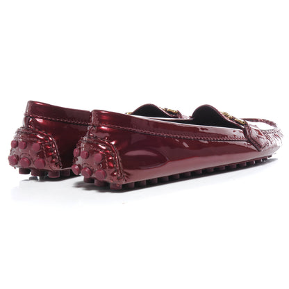 Louis Vuitton Patent Oxford Ballerina Flats 10 Rouge Fauviste 4 of 8
