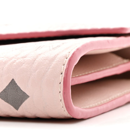 MCM Visetos Large Patricia Wallet On Chain Soft Pink 10 of 10