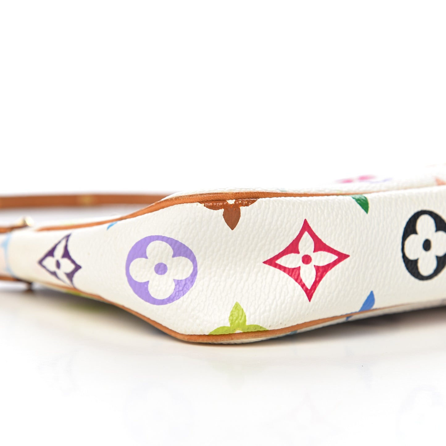 Monogram Multicolor Pochette Accessories White