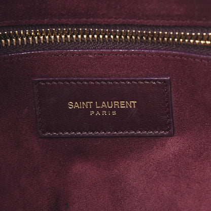 Saint Laurent Calfskin Classic Duffle 6 Amarena 5 of 21