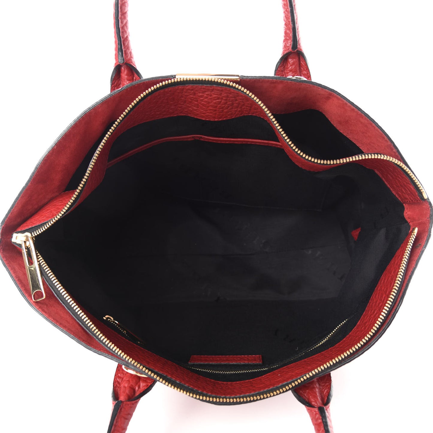 Heritage Grain Check Embossed Medium Dewsbury Tote Military Red