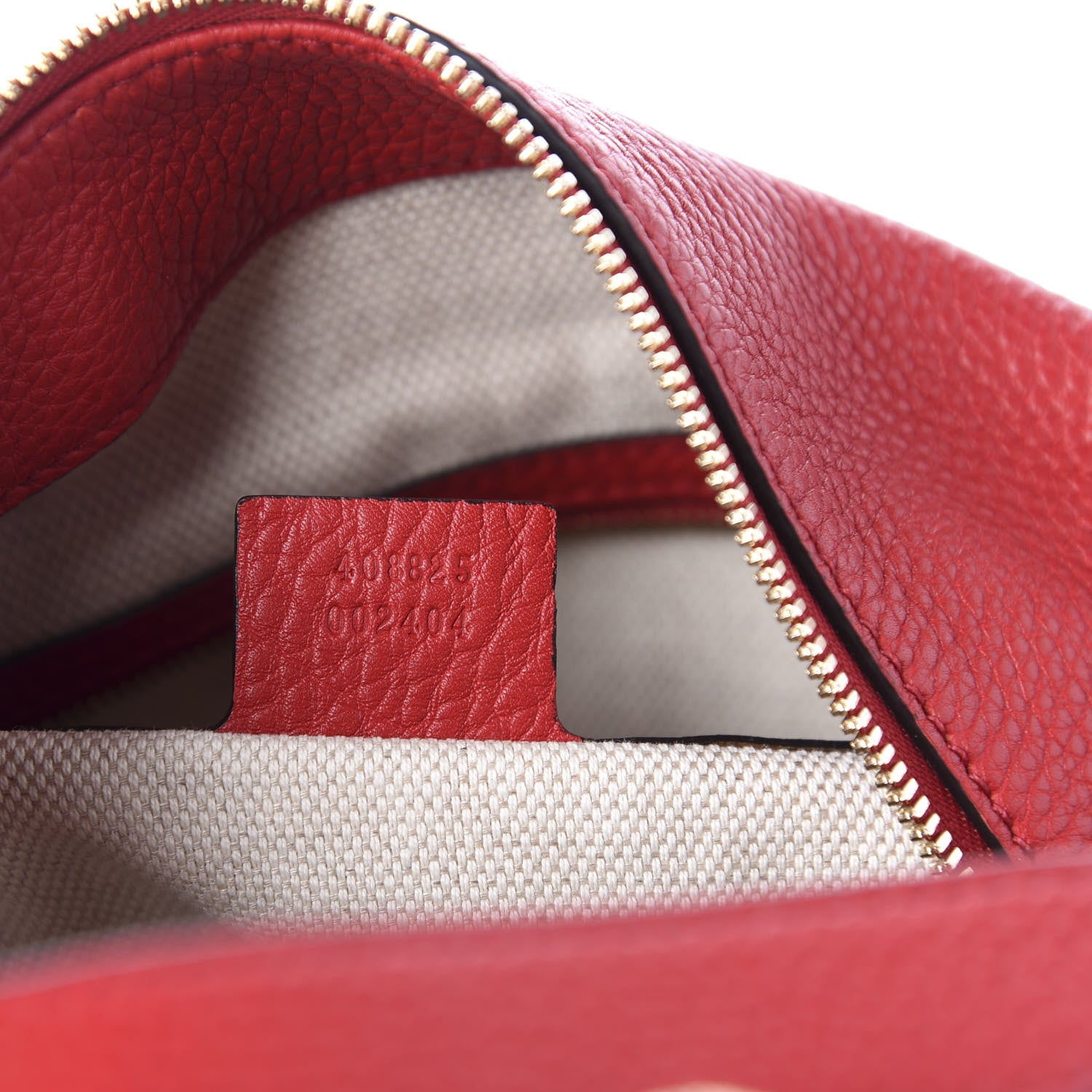 Gucci Pebbled Calfskin Large Soho Hobo Tabasco Red 9 of 11