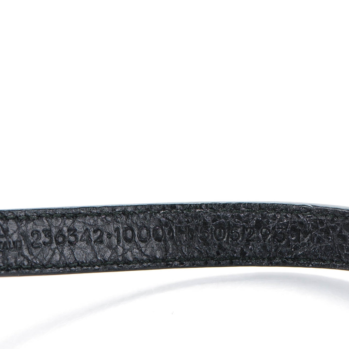 Agneau Arena Classic Hardware Triple Tour Bracelet S Black