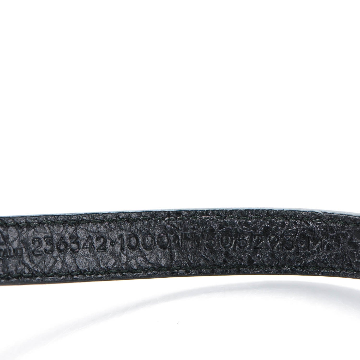 Balenciaga Agneau Arena Classic Hardware Triple Tour Bracelet S Black 6 of 6