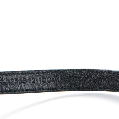 Balenciaga Agneau Arena Classic Hardware Triple Tour Bracelet S Black 6 of 6