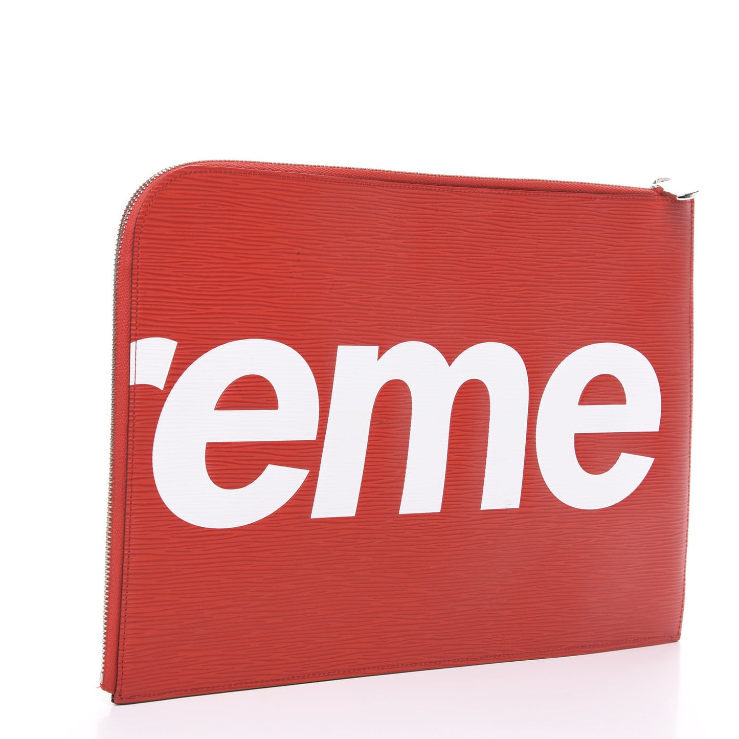 X SUPREME Epi Pochette Jour GM Red