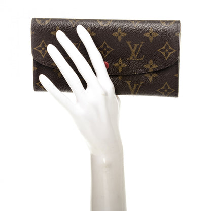 Louis Vuitton Monogram Emilie Wallet Red 2 of 8
