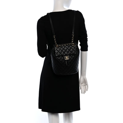 Chanel Lambskin Quilted Small Urban Spirit Backpack Black 2 of 10
