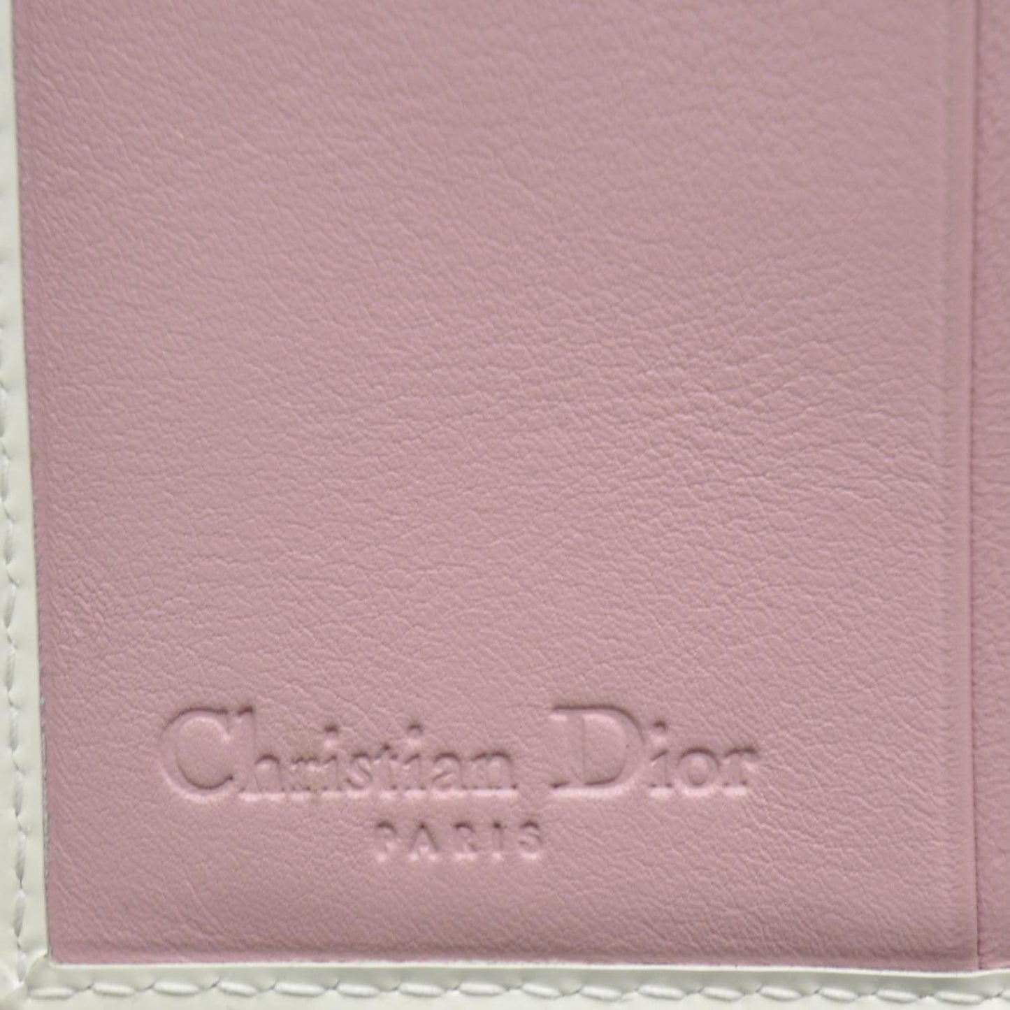 Canvas Patent Diorissimo Girly Wallet Pink