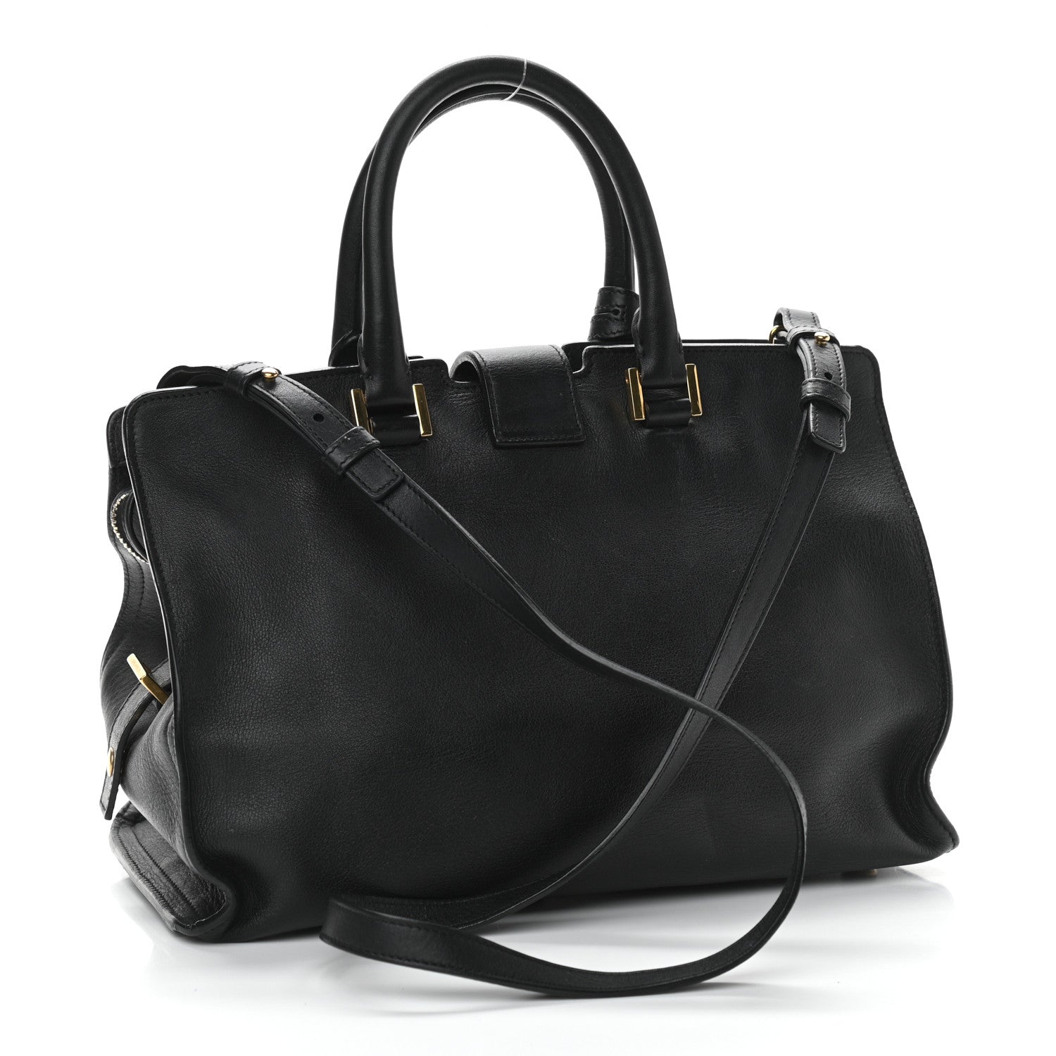 Saint Laurent Calfskin Small Classic Y Cabas Black 2 of 12