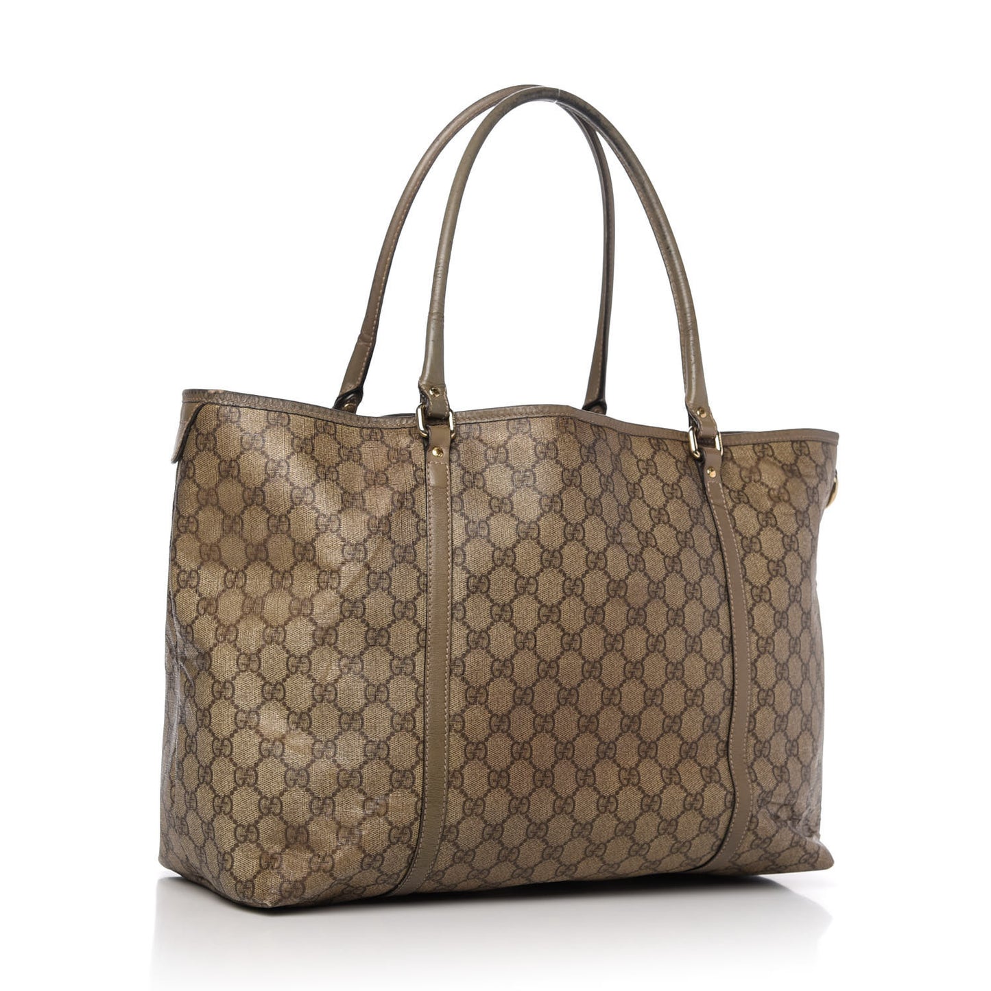 GG Plus Monogram Large Joy Tote Beige