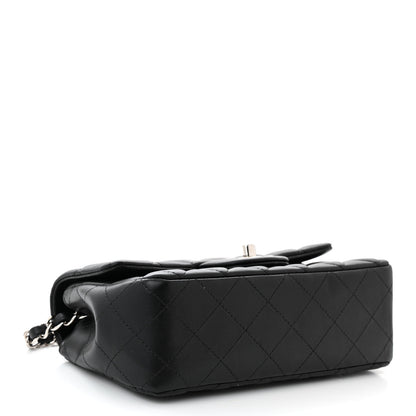 Chanel Lambskin Quilted Mini Rectangular Flap Black 4 of 10