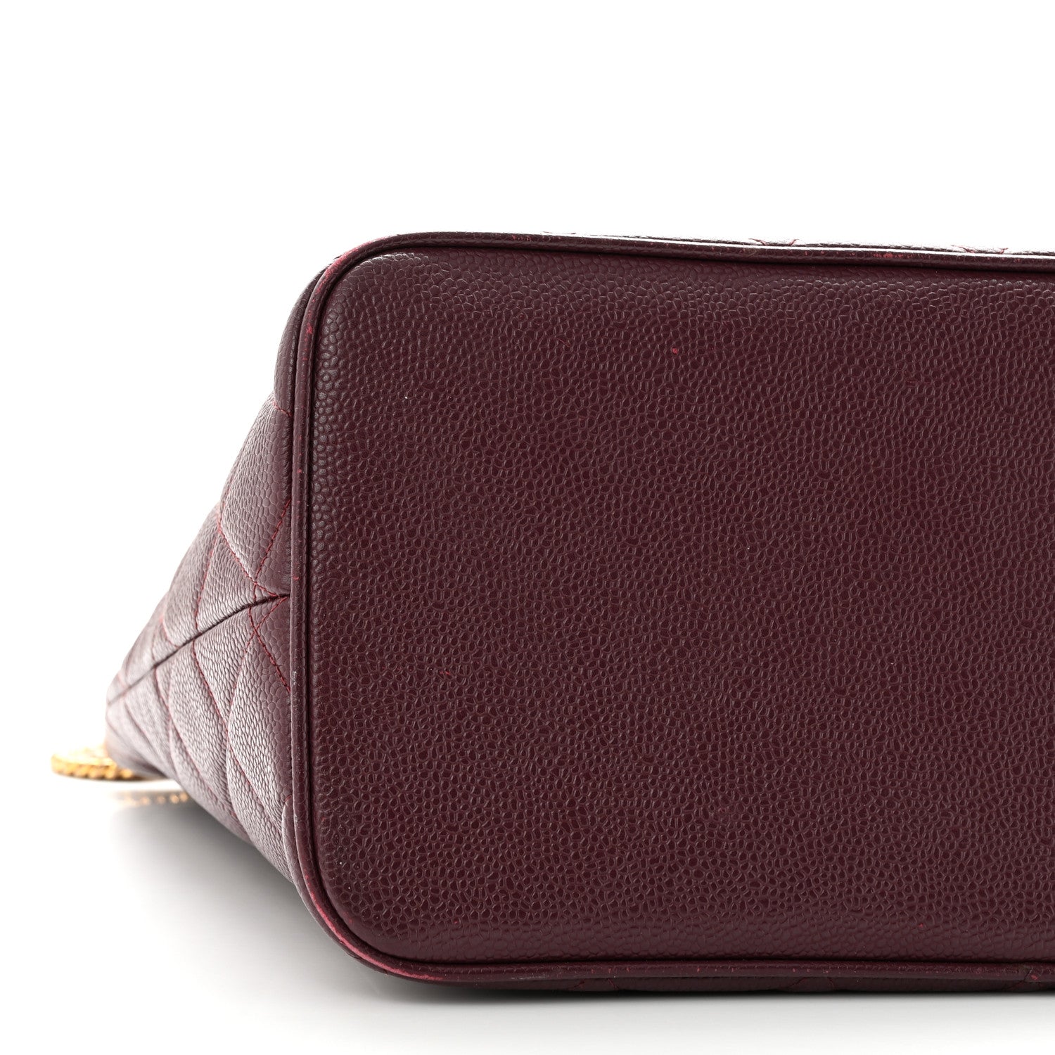 Chanel Caviar Quilted Medallion Tote Bordeaux 8 of 9