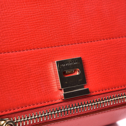 Givenchy Textured Calfskin Mini Pandora Box Crossbody Bag Red 8 of 8